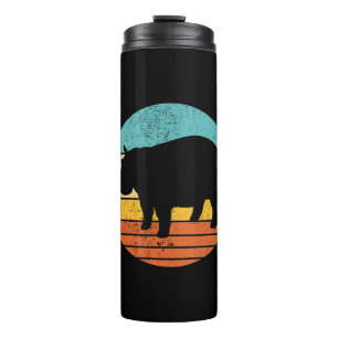 Flusspferde Retro Sonne Thermosbecher