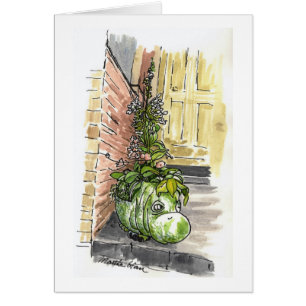 Flusspferdflowerpot-Karten