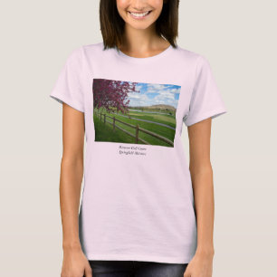 Flussschnitt im Frühling-T - Shirt