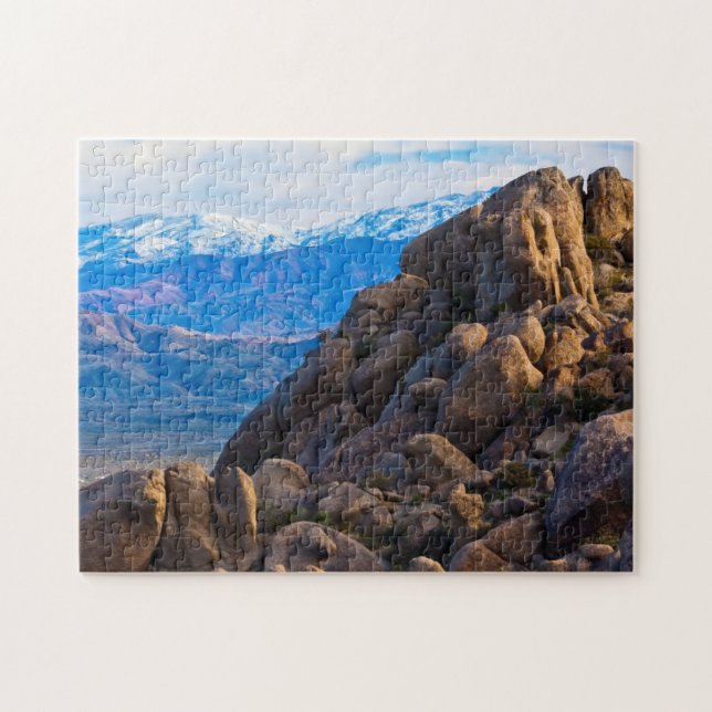 Flusssteine und Berge (Horizontal)