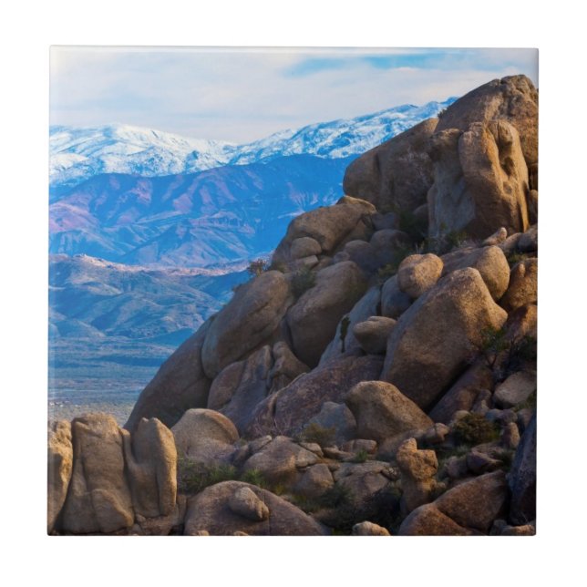 Flusssteine und Berge Fliese (Vorderseite)