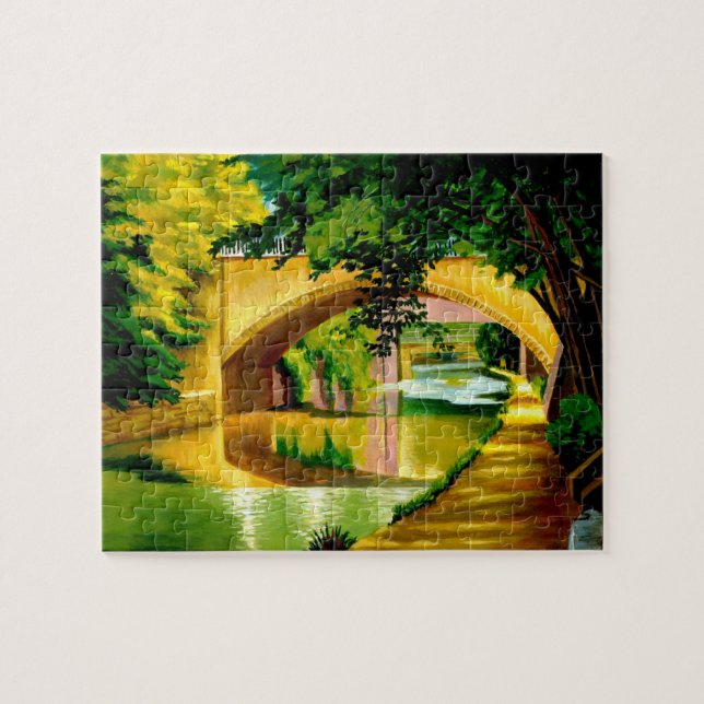Flussufer-Puzzle (Horizontal)