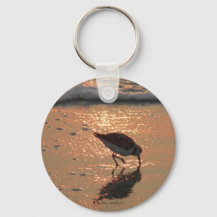 Flussuferläufersonnenaufgang Schlüsselanhänger