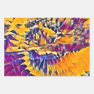 FLUSSWASSER GESCHENKPAPIER SET