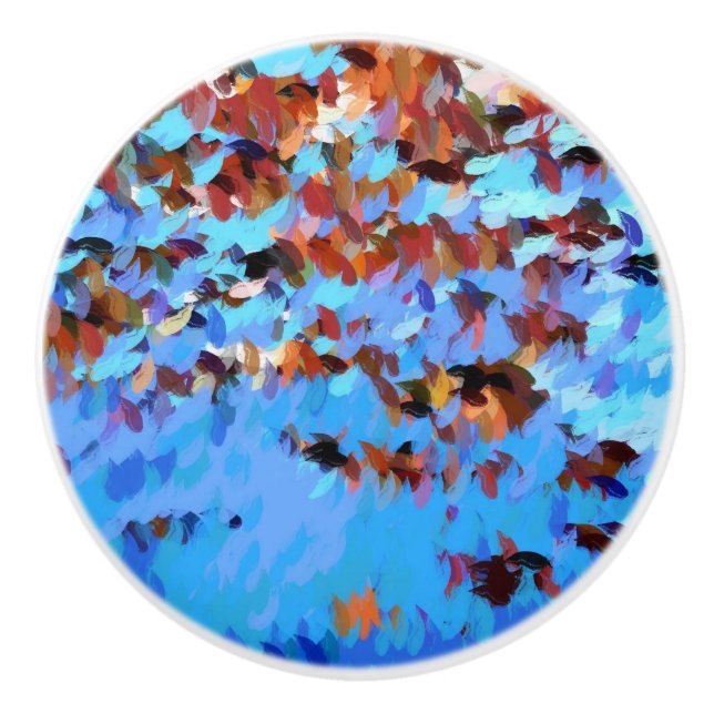 FLUSSWASSER KERAMIKKNAUF (Vorderseite)