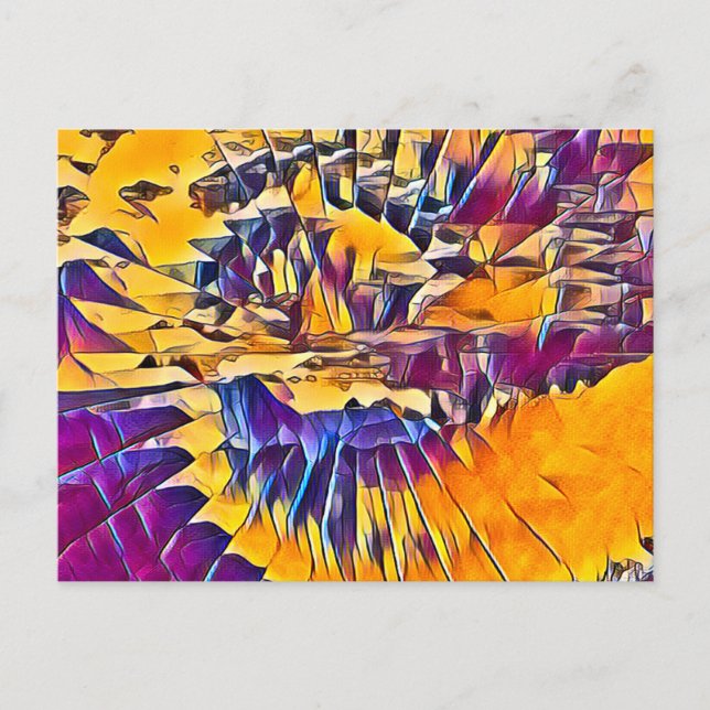 FLUSSWASSER POSTKARTE (Vorderseite)