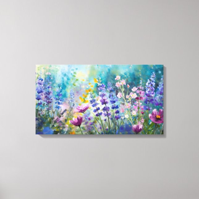 Flüster der Wildblume Symphony Canvas Print Leinwanddruck (Vorderseite)