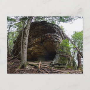 Flüsterhöhle, Hocking Hills SP, Ohio Postkarte
