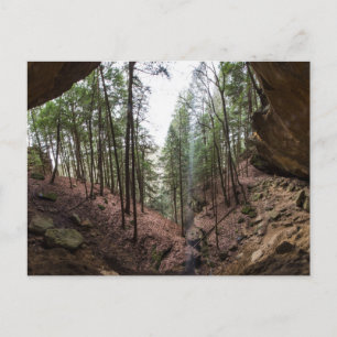 Flüsterhöhle, Hocking Hills SP, Ohio Postkarte