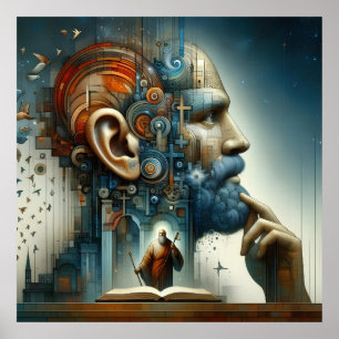 Flüsterkosmos Poster