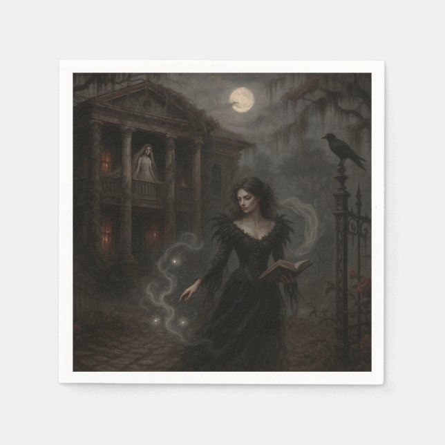 Flüstern am Tor Serviette (Vorderseite)