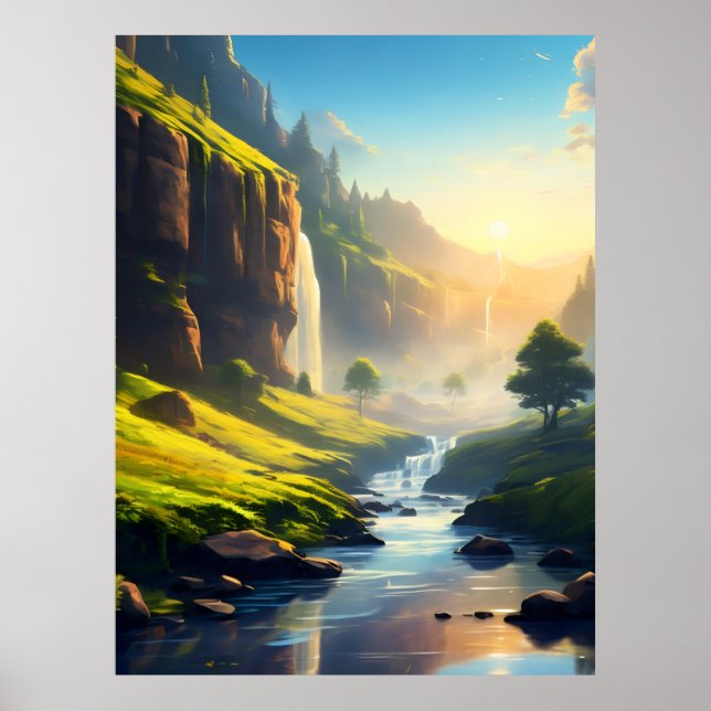 "Flüstern der Berge" Poster (Vorne)