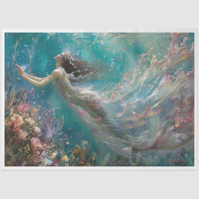 Flüstern der Gewässer Seidenpapier (Vorderseite)