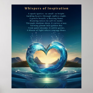 Flüstern der Inspiration Poster