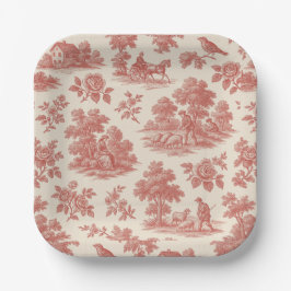 Flüstern der Landschaft - Papiertüte aus Rotem Sei Pappteller