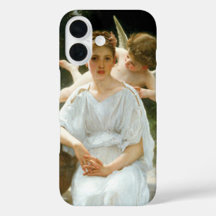 Flüstern der Liebe, Erste Reverie von Bouguereau iPhone 16 Hülle