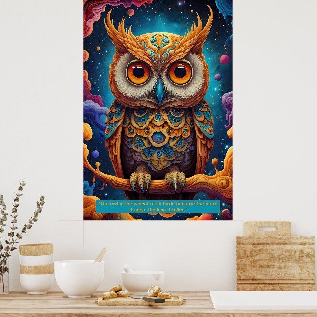 Flüstern der Nacht Poster (Küche)