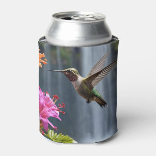 "Flüstern der Natur: Hummingbird, Wasserfall Dosenkühler