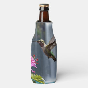 "Flüstern der Natur: Hummingbird, Wasserfall Flaschenkühler