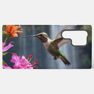 "Flüstern der Natur: Kolibri, Wasserfall,  Samsung Galaxy Hülle