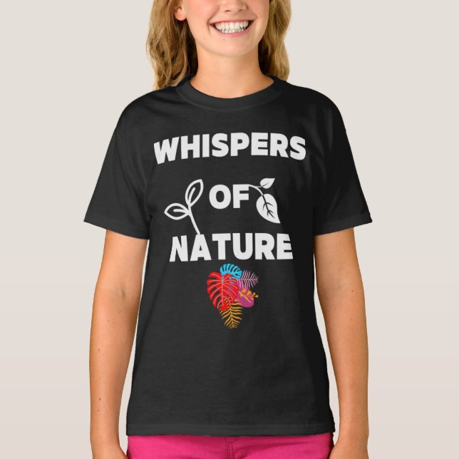 Flüstern der Natur T-Shirt (Vorderseite)