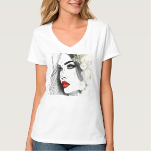 Flüstern der Natur - Weibliche Schönheit im Blut T-Shirt