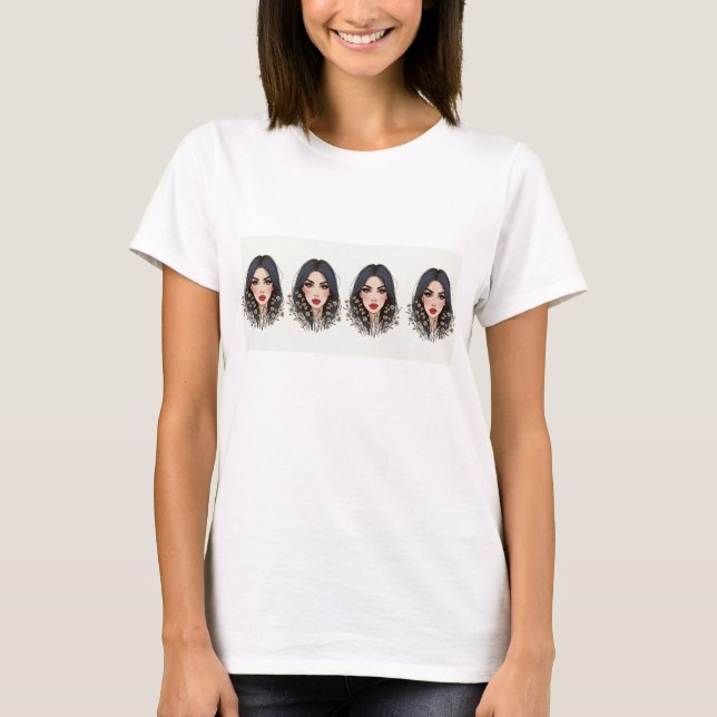 Flüstern der Natur - Weibliche Schönheit im Blut T-Shirt (Vorderseite)