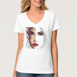 Flüstern der Natur - Weibliche Schönheit im Blut T-Shirt