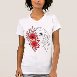 Flüstern der Natur - Weibliche Schönheit im Blut T-Shirt