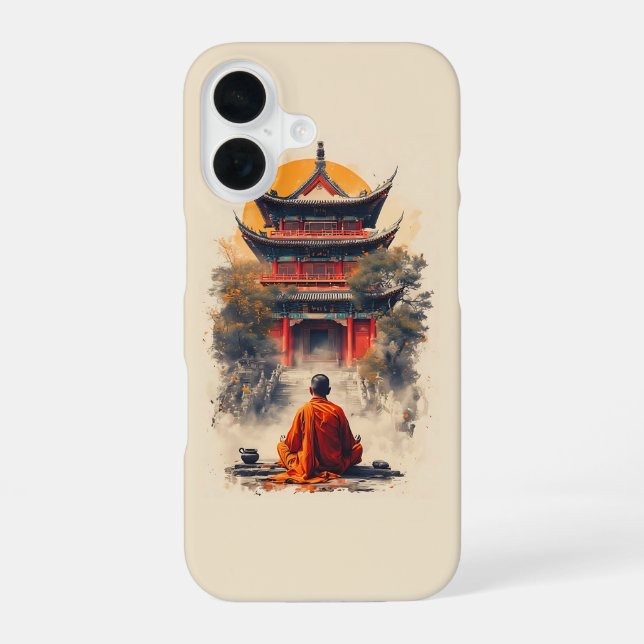 Flüstern der Pagode iPhone 16 Hülle (Rückseite)