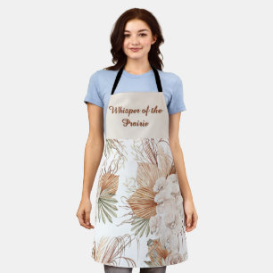Flüstern der Prairie Boho Schürze Natur