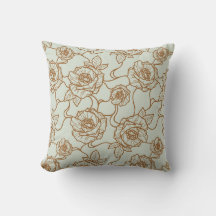 Flüstern der Rose, Elegante Linie Art Blumenmuster