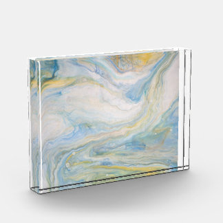 Flüstern der Ruhe – Abstrakte Fluid Art Foto Bl