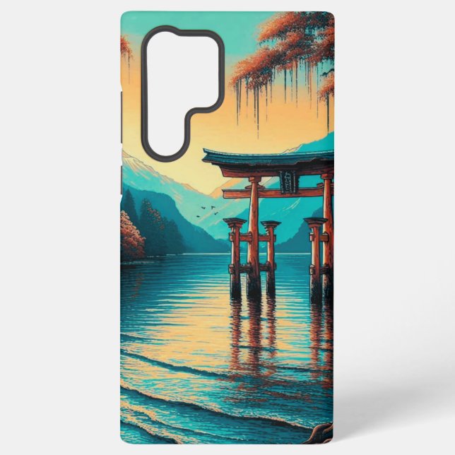 "Flüstern der Ruhe: Das Geistentor" Samsung Galaxy Hülle (Rückseite)