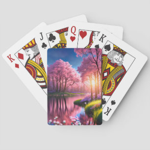 Flüstern der smaragdgrünen Banken Spielkarten