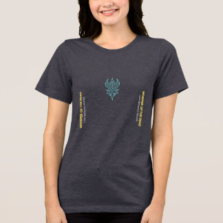 "Flüstern der Toten" Gothic Damen T-Shirt Tri-Blend Shirt