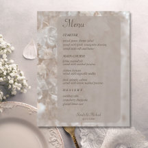 Flüstern der Vintagen romantischen Elfenbeinblume