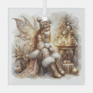 Flüstern der Wintermagie Ornament Aus Glas