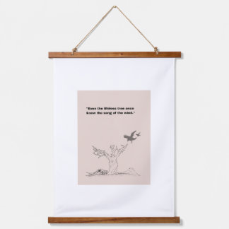 Flüstern der Withered Wandteppich Mit Holzrahmen