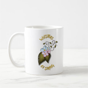 Flüstern des Frühlings Blumen T - Shirt - Romantis Kaffeetasse