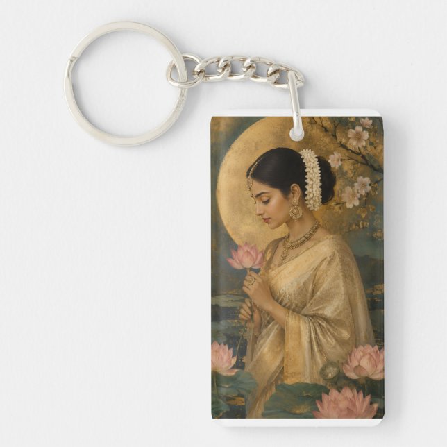 Flüstern des Lotus Schlüsselanhänger (Vorderseite)