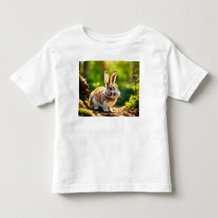 Flüstern des Waldes: Eine Kaninchen-Pause Kleinkind T-shirt