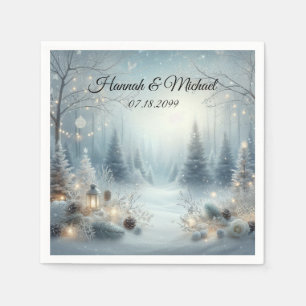 Flüstern einer Wintersonne Serviette