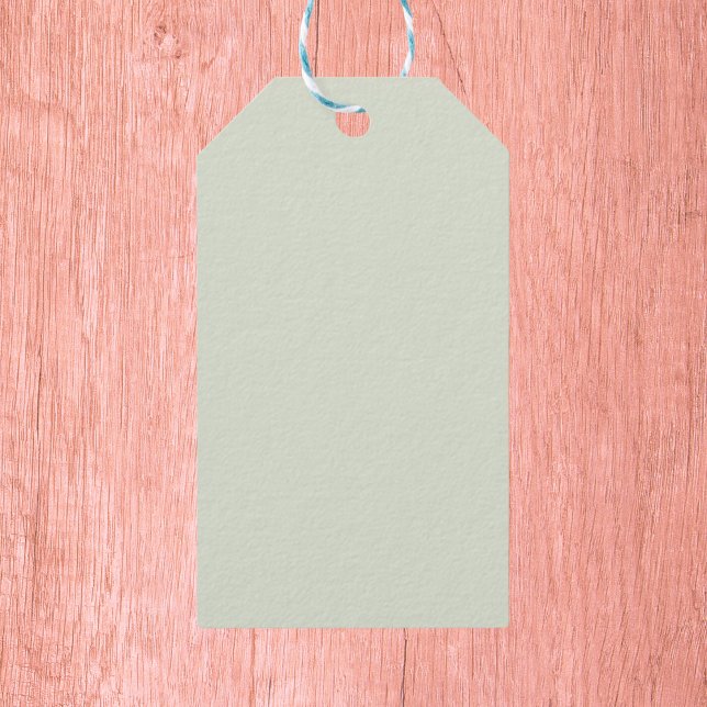 Flüstern Grün Solid Farbe Geschenkanhänger (Von Creator hochgeladen)