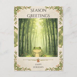 Flüstern im Bambus Postkarte