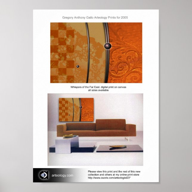 Flüstern im Fernen Osten Poster (Vorne)