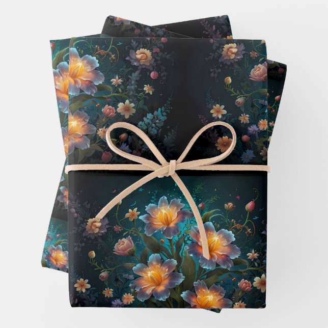 Flüstern in Bloom Geschenkpapier Set (Beispiel)