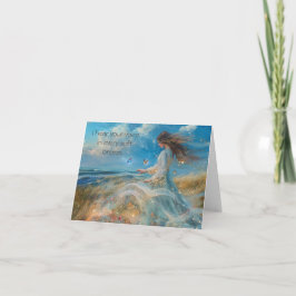 Flüstern in der Breeze Card Dankeskarte