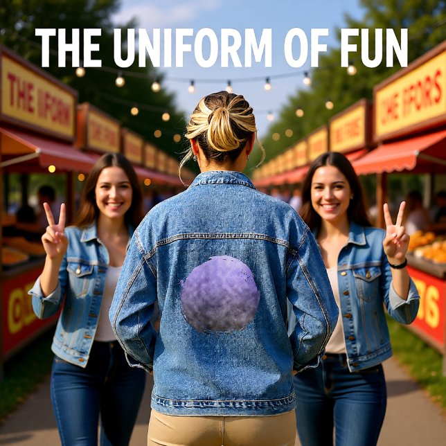 Flüstern in der Dämmerung Jeansjacke (Von Creator hochgeladen)