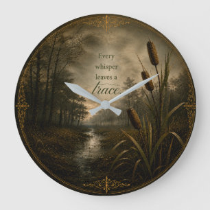 Flüstern in Hollow Creek - Juliet Thorne Große Wanduhr